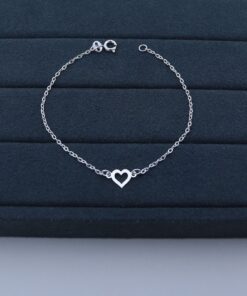 H3-46 Pulseira Coração 1.11g Lote 16