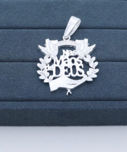 M4-29 Pingente masculino Nas Mãos de Deus TAM 5.5cm 10.9g Lote 2