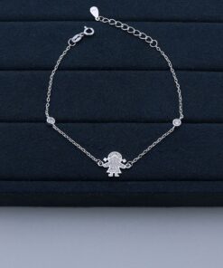 I1-100 Pulseira Cravejada importada Peso aproximado: 3.2g Lote 17