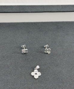 B6-36 Conjunto Flor Cravejado Importado  2,1g Lote 17