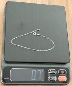 L4-23 Pulseira  Veneziana Longa 18,5cm N F023 Lote 5