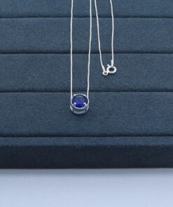 B5-47 Colar Redondo Azul 2.46g Lote 17