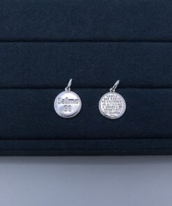 M6-12 PINGENTE MASCULINO SALMO 91 TAM 1,4CM 1,4g Lote  2