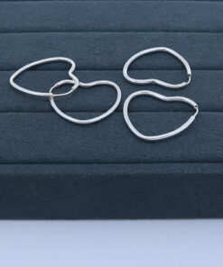 E1-49 ARGOLA CORAÇÃO  1.7g Lote 21