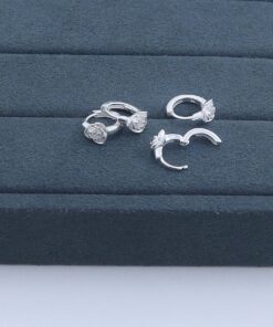 E1-2 Argola Rosa Importada 1.9g Lote 18