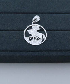 M5-3 Pingente Masculino SÃO JORGE 4.2g TAM 3,7cm lote 2