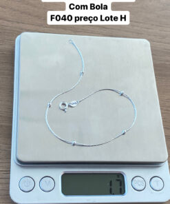 L2-7 TORNOZELEIRA CARADANO COM BOLA F040  Lote 6