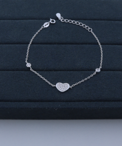 H4-136 Pulseira Cravejada Importada PESO APROXIMADO 2,3g Lote 17