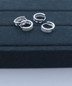 E1-73 Argola Cravejada Importada  1,9g Lote 18