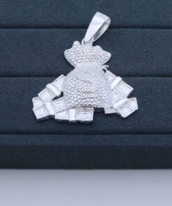 M4-22 Pingente masculino São Jorge TAM 5.1cm 11g  Lote 2