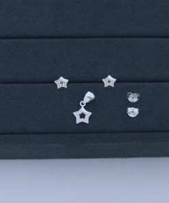 C1-42 Conjunto Estrela Cravejado  2.2g  Lote 17