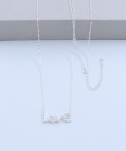 B2-6 Colar Importado Love Peso Aproximado 2.63g Lote 17