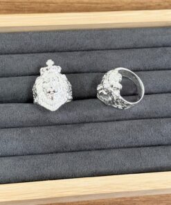 Q2-8 Anel Masculino Leão De Judah 10g, Lote 8