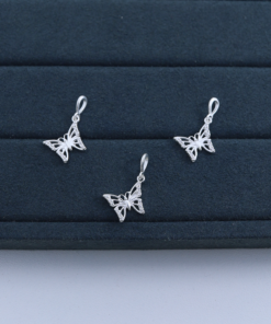 F1-60 PINGENTE BORBOLETA CRAVEJADA  0,8g Lote 19