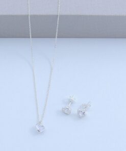 C1-34 Conjunto Coração Cartier 6mm