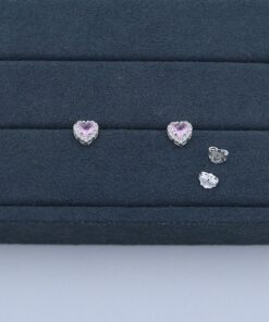 J1-60 Brinco Coração Rosa 1.75g Lote 19