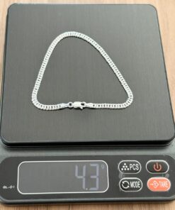 L2-54 Pulseira Grumet Duplo 4mm N F070 Lote 3