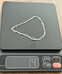 L2-27 Pulseira Cingapura B F035 18,5cm Lote 4