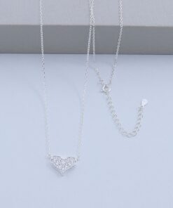 B6-6 Colar Coração Importado Peso Aproximado 2.52g Lote 17