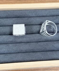 Q2-7 Anel Masculino Salmo 91, 10,8g Lote 8