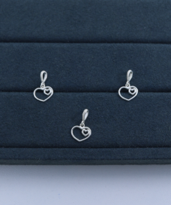 F1-79 PINGENTE CORAÇÃO PIF17  0,35g Lote 20