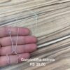 C2-80 GARGANTILHA ESTRELA PESO APROXIMADOC1,75G LOTE 17