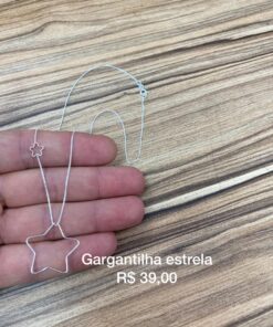 C2-80 GARGANTILHA ESTRELA PESO APROXIMADOC1,75G LOTE 17
