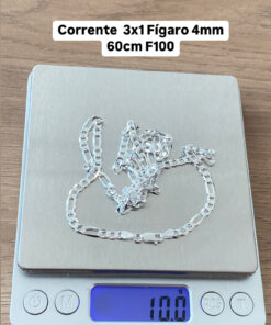 L3-6 CORRENTE 3X1 FIGARO 4MM 60CM  LOTE 1