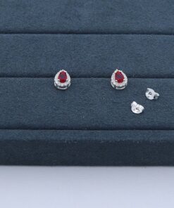 J1-36 Brinco Gota Vermelho 1.63g L19