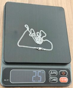 L1-54 Corrente Grumet Diamantada 45cm 1,9mm B F050 Lote 5