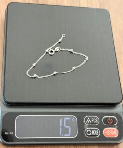 L5–60 Pulseira Grumet com Bolinha 1.5g Lote 6