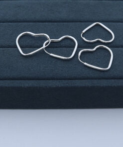 E2-20 ARGOLA CORAÇÃO F160  1,1g Lote 21