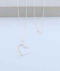 B2-46 Gargantilha Coração  3.2g Lote 16