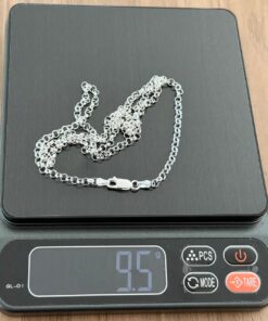 L4-8 Corrente Elo Português 3,5mm 60cm B F55 Lote 3