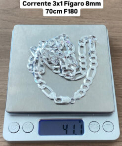 L1-47 CORRENTE 3X1 FIGARO 8MM 70CM  LOTE 1