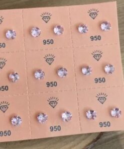 K5- BRINCO REDONDO 6MM ROSA MÍN. 6 UNID.