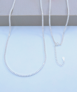 C2-4 COLAR RIVIERA 2MM  40+5CM 8G Lote 14