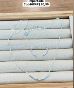 B1-5 CONJUNTO CRAVEJADO IMPORTADO 2,65g Lote 18