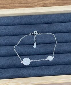 Alternative view of I1-129 Pulseira Cravejada Importada  Peso aproximado: 1.9g Lote 17