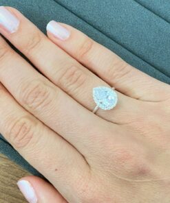 R3-14 Anel Gota Crav. 2.20g Lote 19