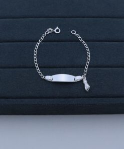H3-48 Pulseira Baby Plaquinha 2.20g Lote 16