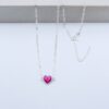 B1-6 Chocker Coração Rosa 2.23g Lote 16