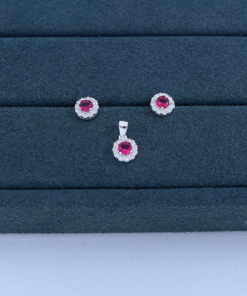 B1-34 CONJUNTO REDONDO CRAVEJADO IMPORTADO 2,2g Lote 17