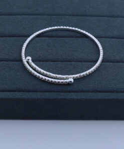 G1-9 BRACELETE RIVIERA CRAVEJADO IMPORTADO PESO APROXIMADO 4,4g L17