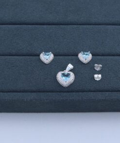 B4-2 Conjunto Importado Coração  4.5g Lote 17