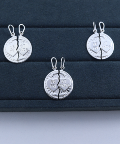 F3-48 PINGENTE DUPLO FRIENDS  2,8g Lote 20