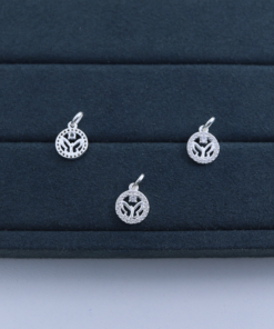 F1-97 PINGENTE BORBOLETA CRAVEJADA  0,9g Lote 19