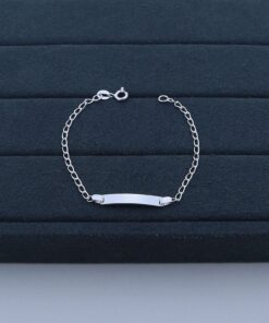 H3-52 Pulseira Baby Plaquinha 1.57g Lote 16