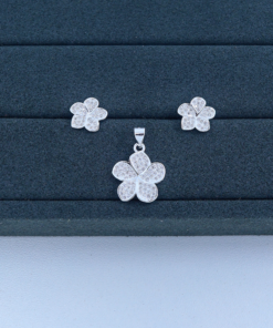 B1-91 CONJUNTO FLOR CRAVEJADO IMPORTADO 3,4g Lote 17