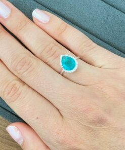 R3-17Anel Gota Crav. 1.96g Lote 19